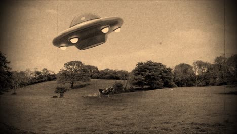 UFO,-Entführung-Durch-Außerirdische,-Kuh-UFO,-Unbekanntes-Flugobjekt,-Aliens,-Nahbegegnung-4k